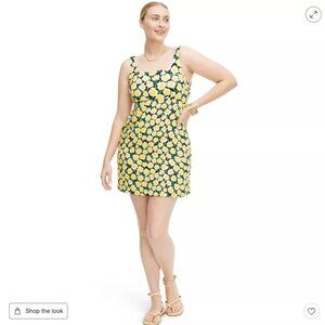 DVF for Target - Women's 90's Shift Yellow Poppy Mini Dress